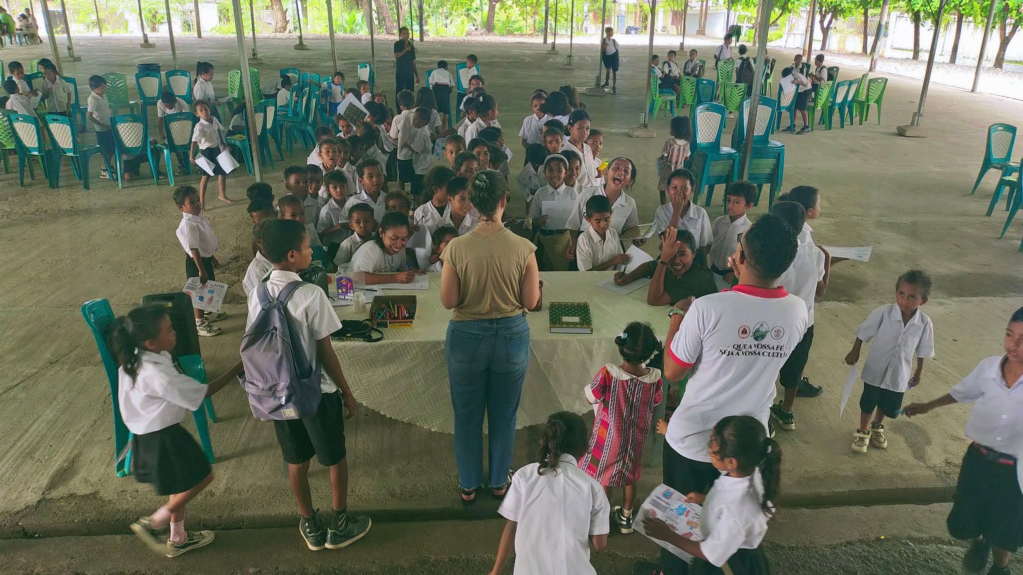 Crianças e jovens no Centro Social Padre Manuel Nunes Formigão