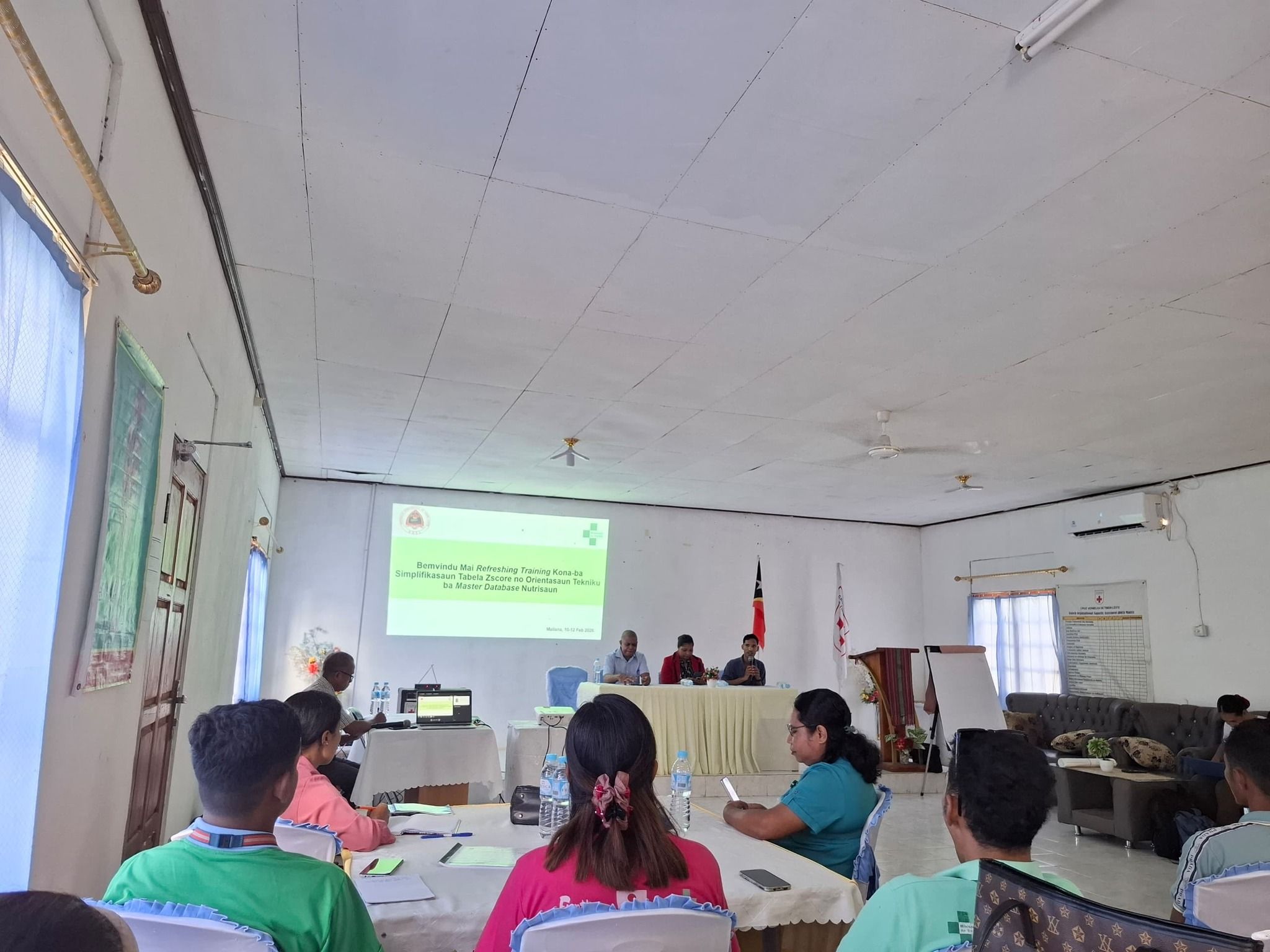 Formação no departamento de nutrição